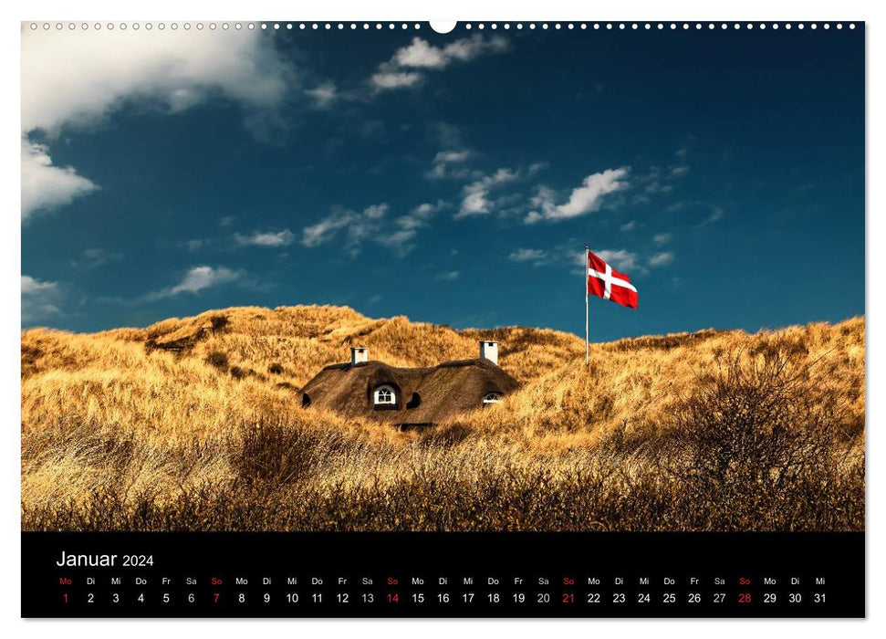 Jütlands Westküste (CALVENDO Wandkalender 2024)