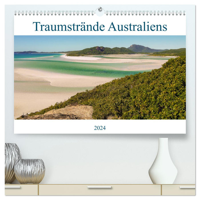 Traumstrände Australiens (CALVENDO Premium Wandkalender 2024)