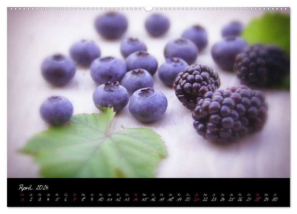 Frische Früchte Kalender (CALVENDO Premium Wandkalender 2024)