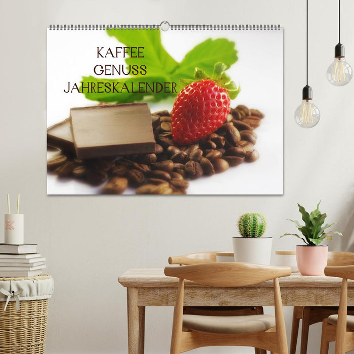 Kaffee Genuss Jahreskalender (CALVENDO Wandkalender 2024)