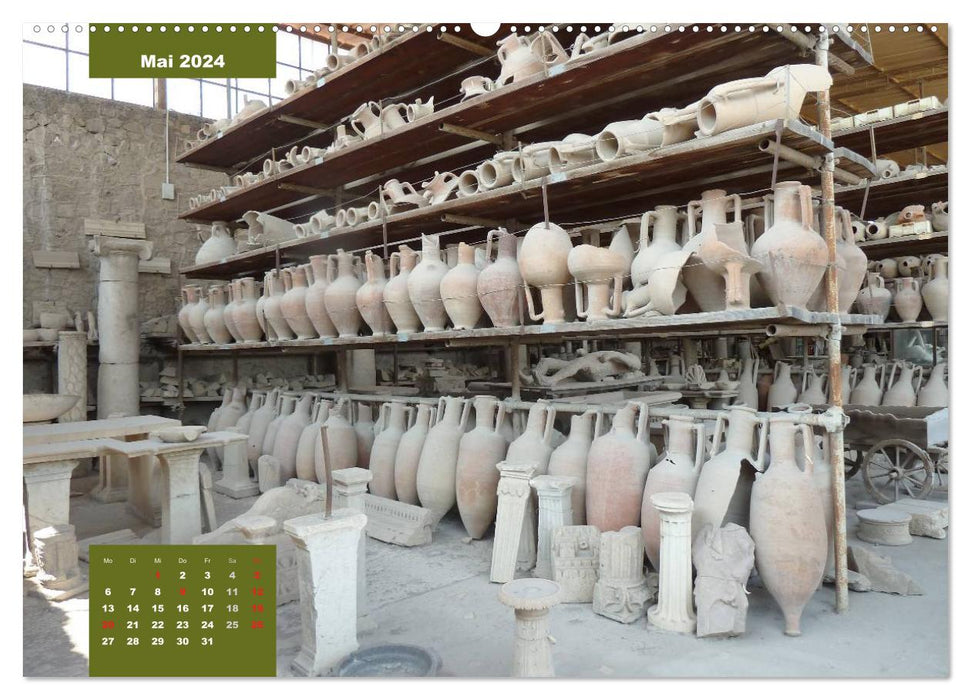 Pompeji-Kalender (CALVENDO Premium Wandkalender 2024)
