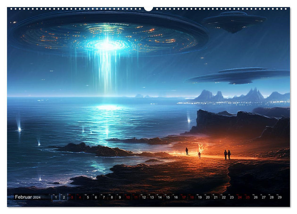 Nächster Halt Andromeda (CALVENDO Premium Wandkalender 2024)