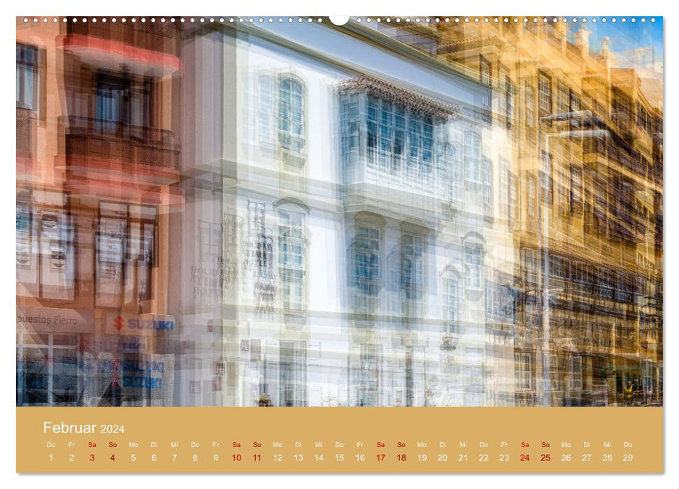 Architektur der Kanaren - Fotografie trifft Impressionismus (CALVENDO Wandkalender 2024)