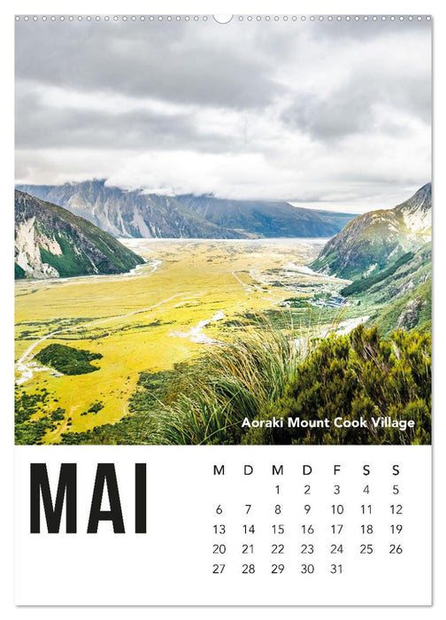 Neuseelands Süden - Eine Insel voller Schönheit und Abenteuer (CALVENDO Premium Wandkalender 2024)