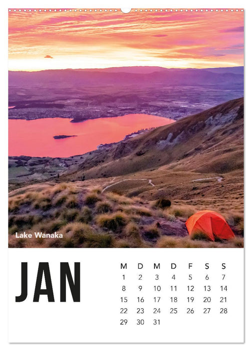 Neuseelands Süden - Eine Insel voller Schönheit und Abenteuer (CALVENDO Wandkalender 2024)