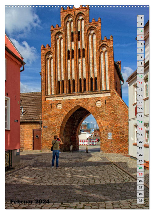 Wismar Stadtansichten (CALVENDO Premium Wandkalender 2024)