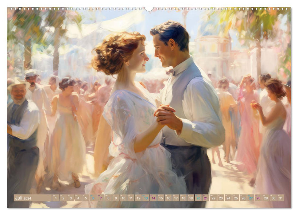 Welt voller Licht Impressionistische Bilder (CALVENDO Premium Wandkalender 2024)