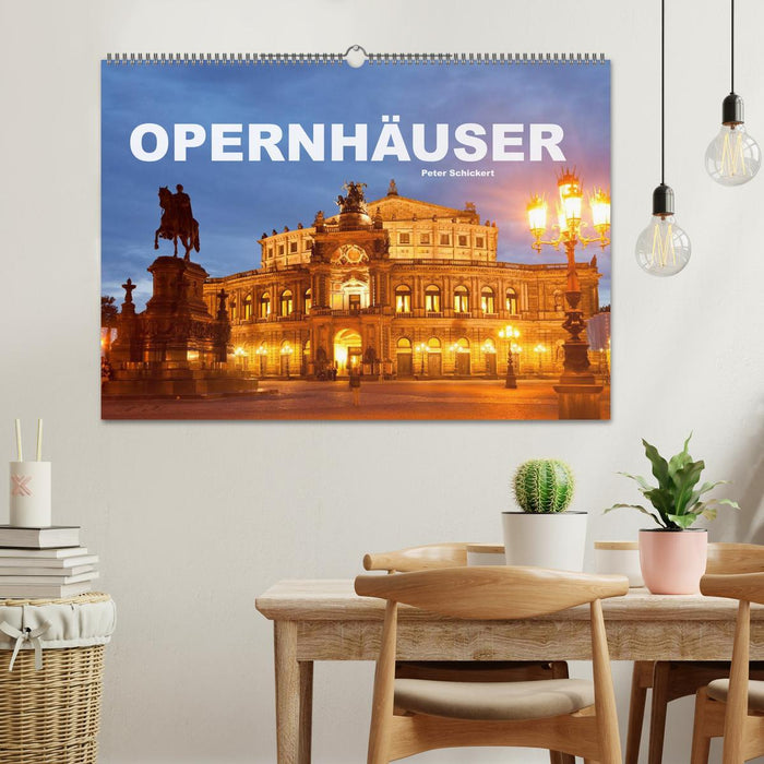 Opernhäuser (CALVENDO Wandkalender 2024)