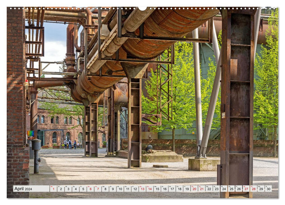 Industriekultur - Ein Tag im Landschaftspark Duisburg-Nord (CALVENDO Premium Wandkalender 2024)