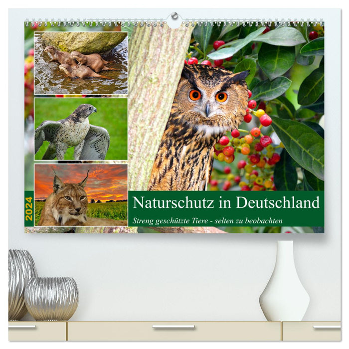 Nature conservation in Germany (CALVENDO Premium Wall Calendar 2024) 