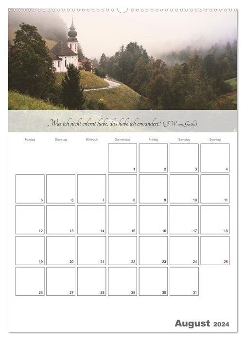 BERCHTESGADEN Under the spell of the kingdom (CALVENDO Premium wall calendar 2024) 