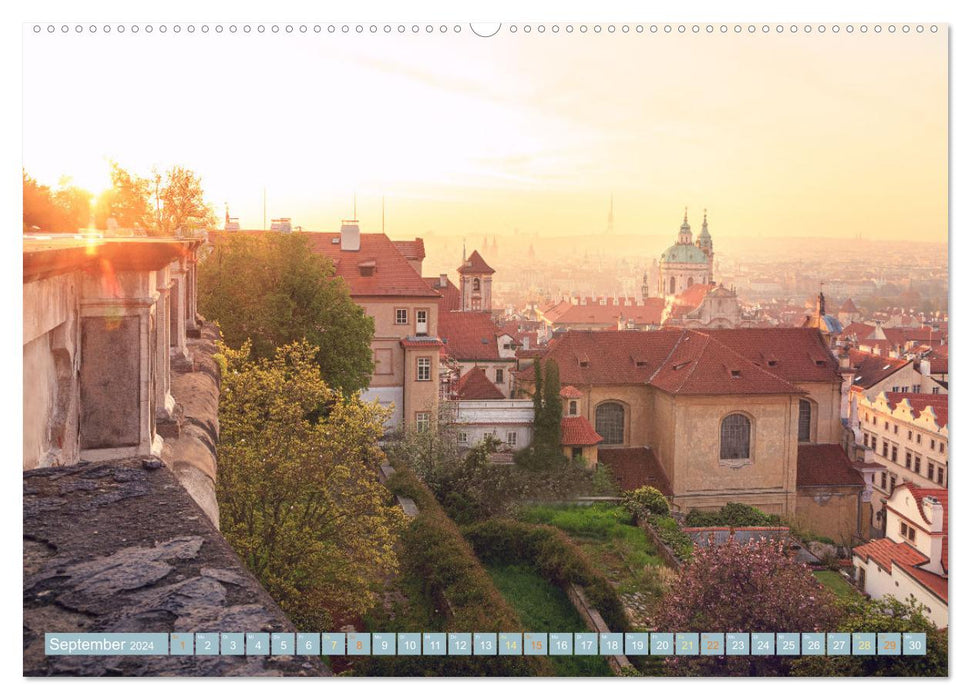 Frühling in Prag (CALVENDO Premium Wandkalender 2024)