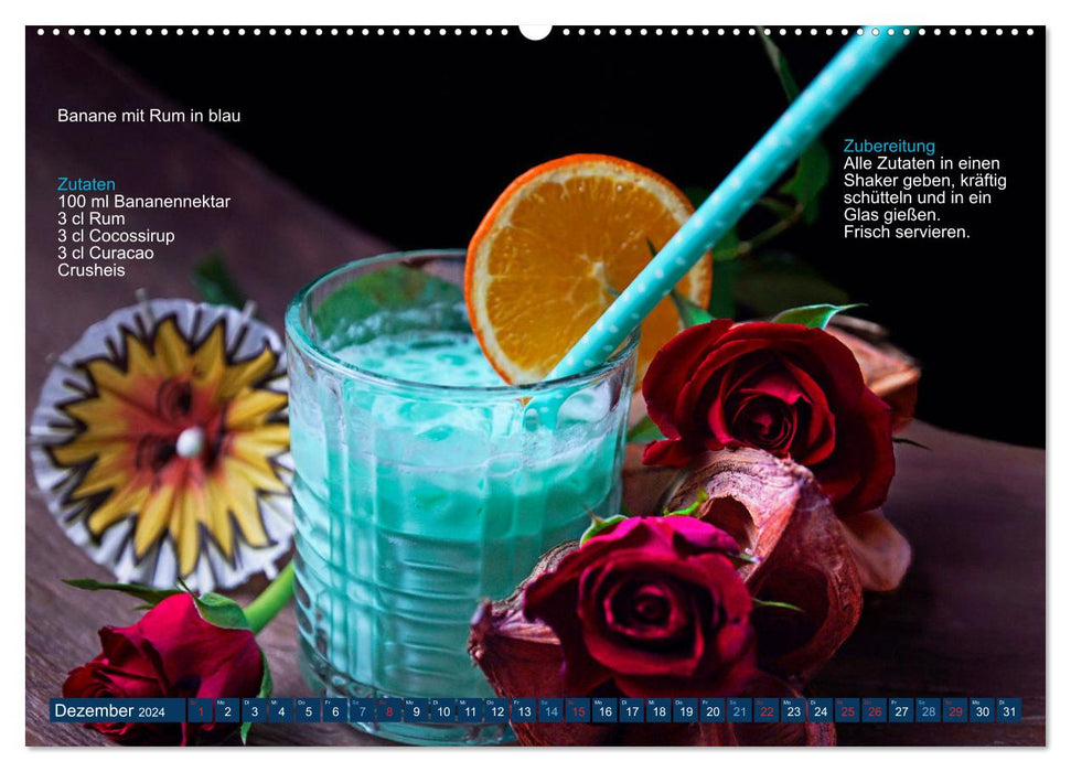 The fascination of rum cocktails (CALVENDO Premium Wall Calendar 2024) 