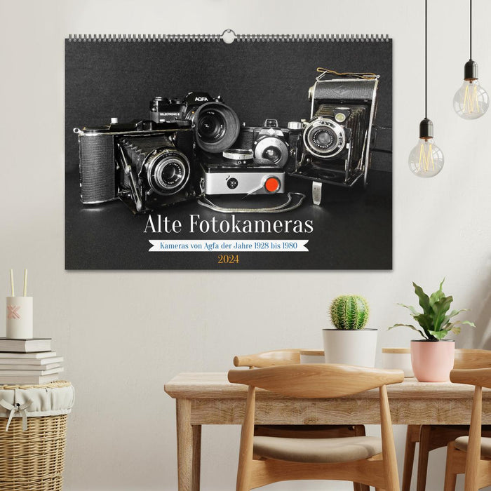 Alte Fotokameras - Kameras von Agfa der Jahre 1928 bis 1980 (CALVENDO Wandkalender 2024)