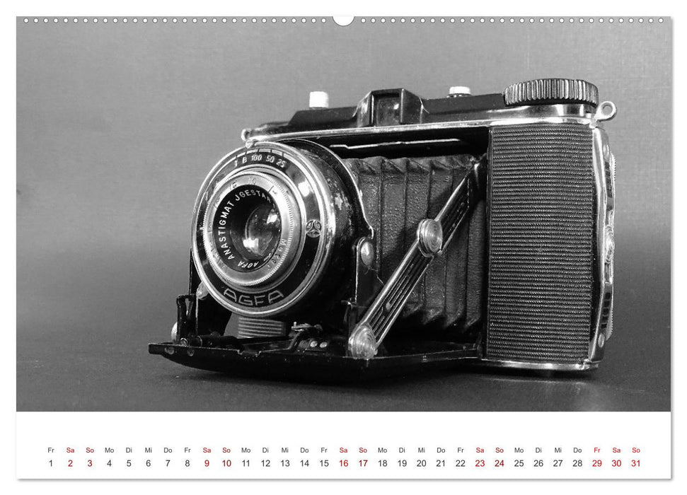 Old photo cameras - cameras from Agfa from 1928 to 1980 (CALVENDO wall calendar 2024) 
