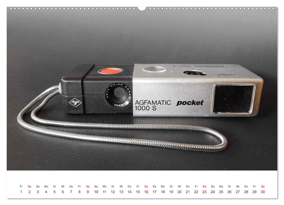 Old photo cameras - cameras from Agfa from 1928 to 1980 (CALVENDO Premium Wall Calendar 2024) 
