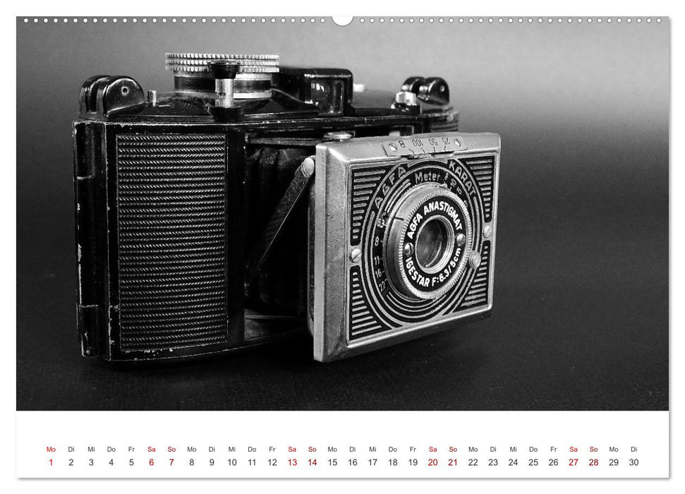 Old photo cameras - cameras from Agfa from 1928 to 1980 (CALVENDO Premium Wall Calendar 2024) 