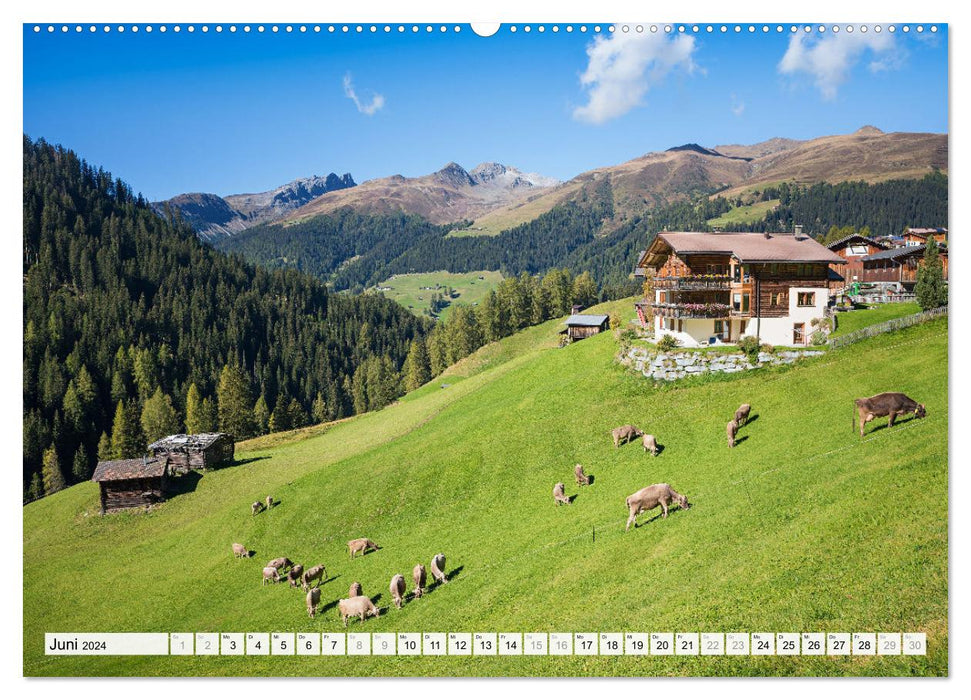 Graubünden landscapes 2024 (CALVENDO Premium wall calendar 2024) 