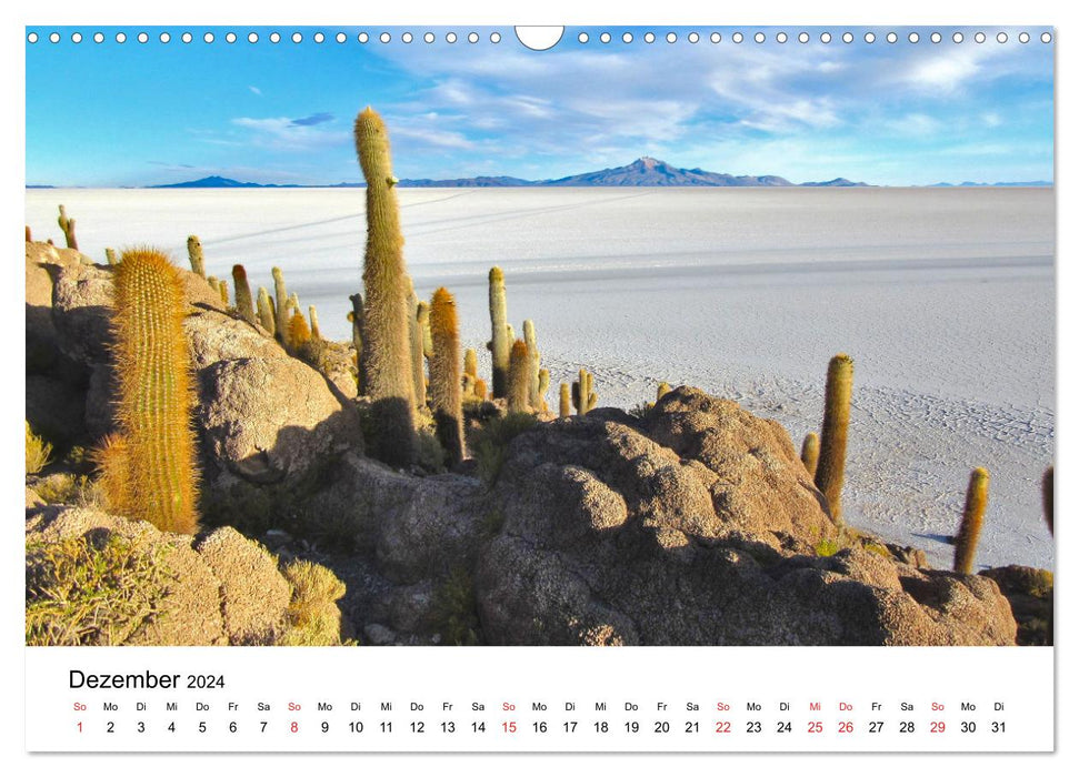 South America - From the Inca Empire to Patagonia (CALVENDO wall calendar 2024) 