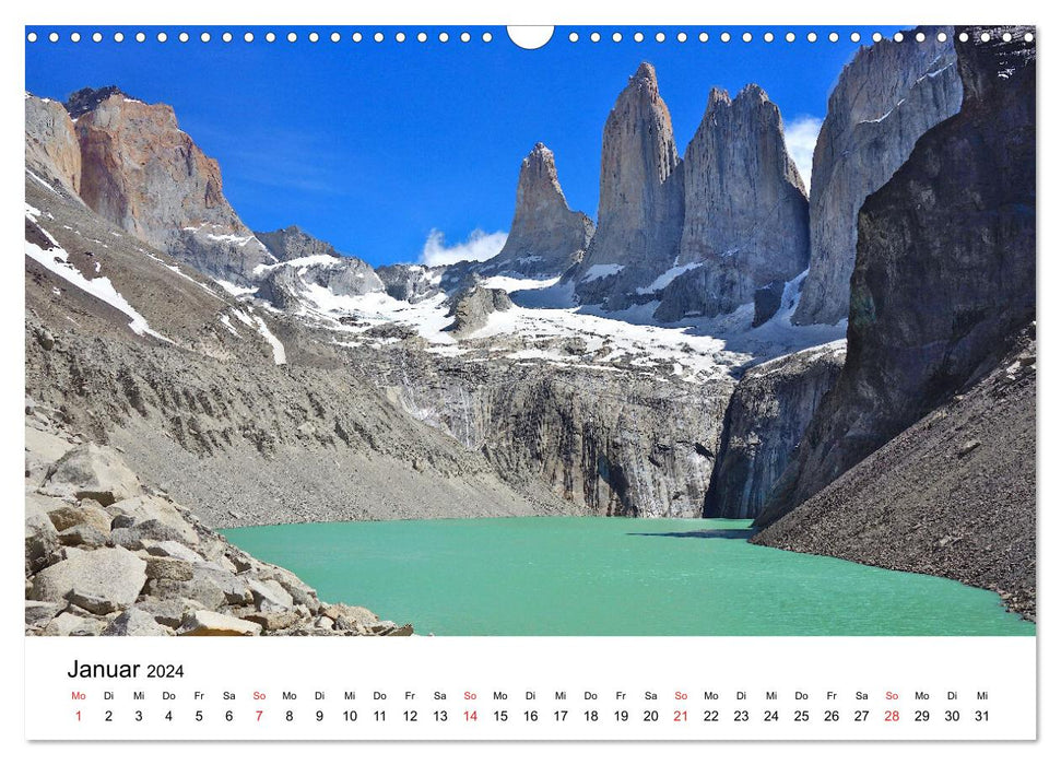 South America - From the Inca Empire to Patagonia (CALVENDO wall calendar 2024) 