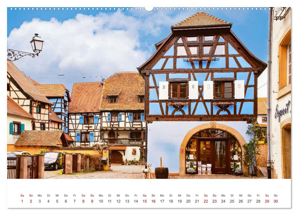 Eguisheim - Märchendorf im Elsass (CALVENDO Wandkalender 2024)