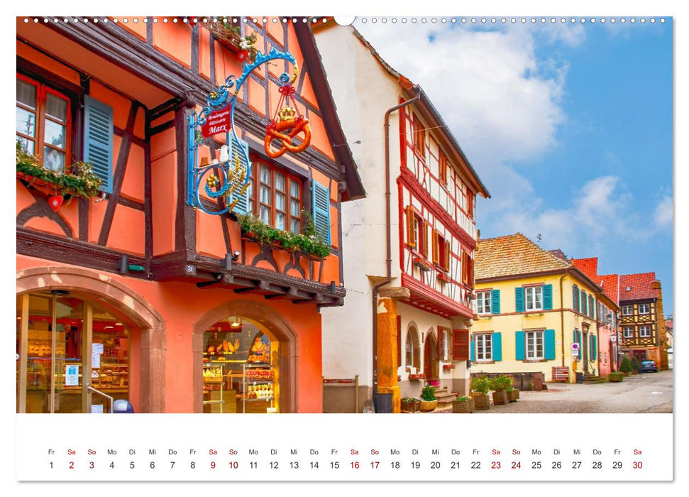 Eguisheim - Märchendorf im Elsass (CALVENDO Premium Wandkalender 2024)