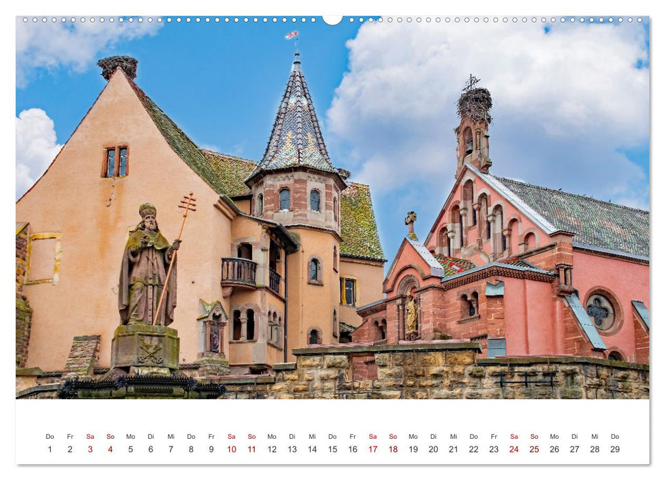 Eguisheim - Märchendorf im Elsass (CALVENDO Premium Wandkalender 2024)
