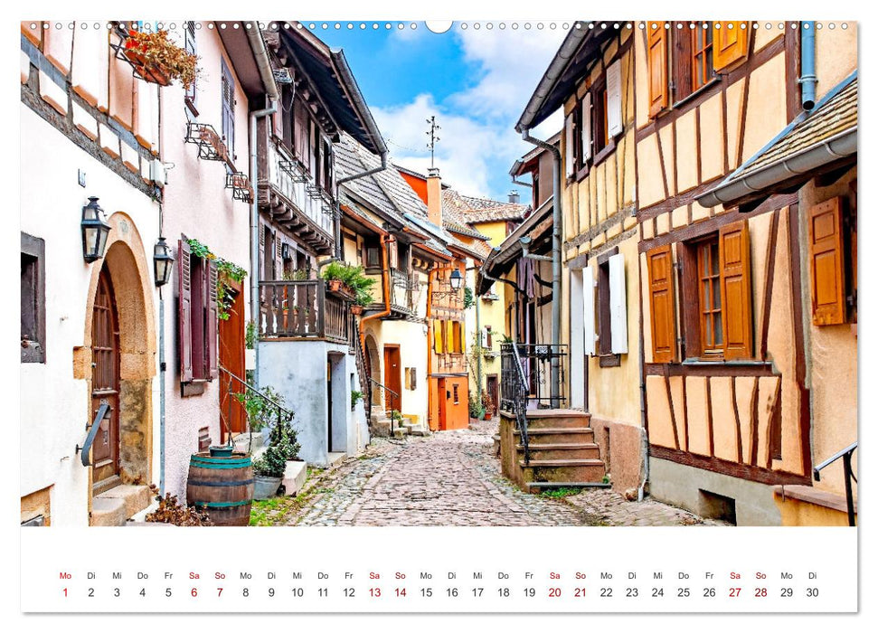 Eguisheim - Märchendorf im Elsass (CALVENDO Premium Wandkalender 2024)