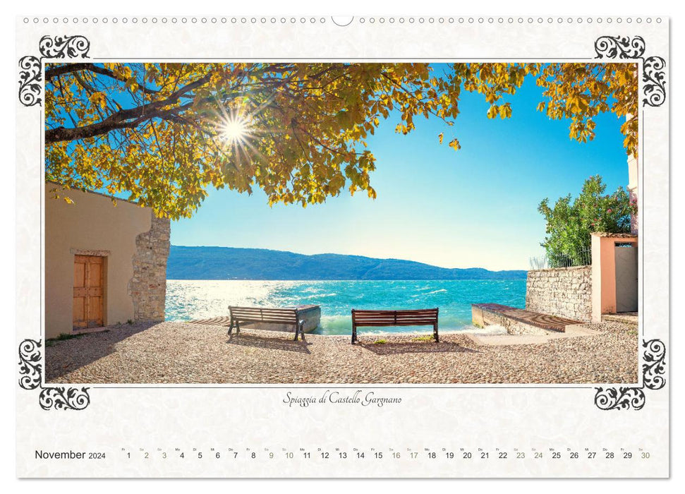 Lake Garda - Idyll on the Lake 2024 (CALVENDO Premium Wall Calendar 2024) 