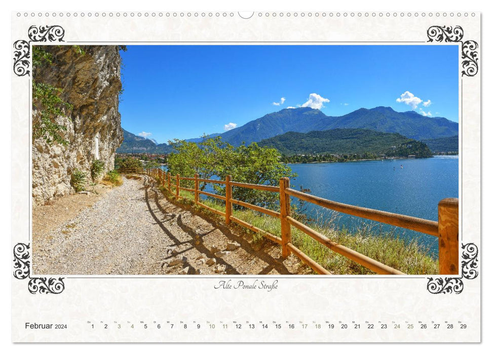 Lake Garda - Idyll on the Lake 2024 (CALVENDO Premium Wall Calendar 2024) 