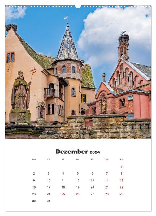 Eguisheim - Postkartenidylle (CALVENDO Wandkalender 2024)