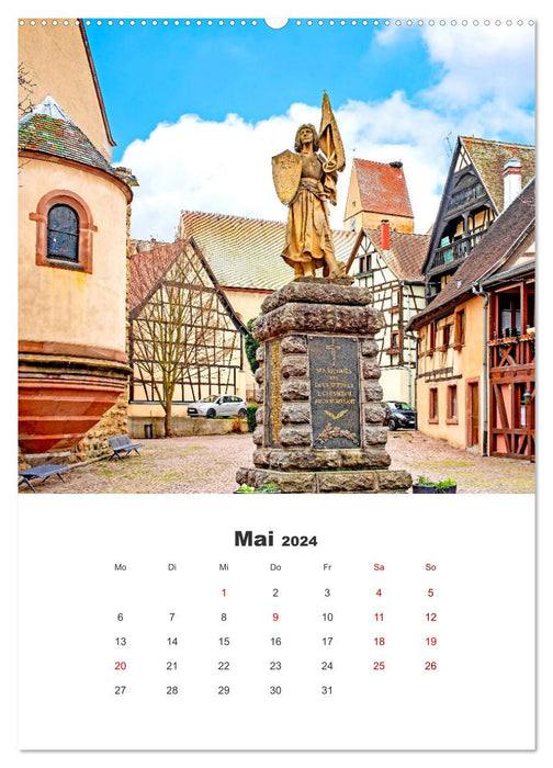 Eguisheim - Postkartenidylle (CALVENDO Premium Wandkalender 2024)