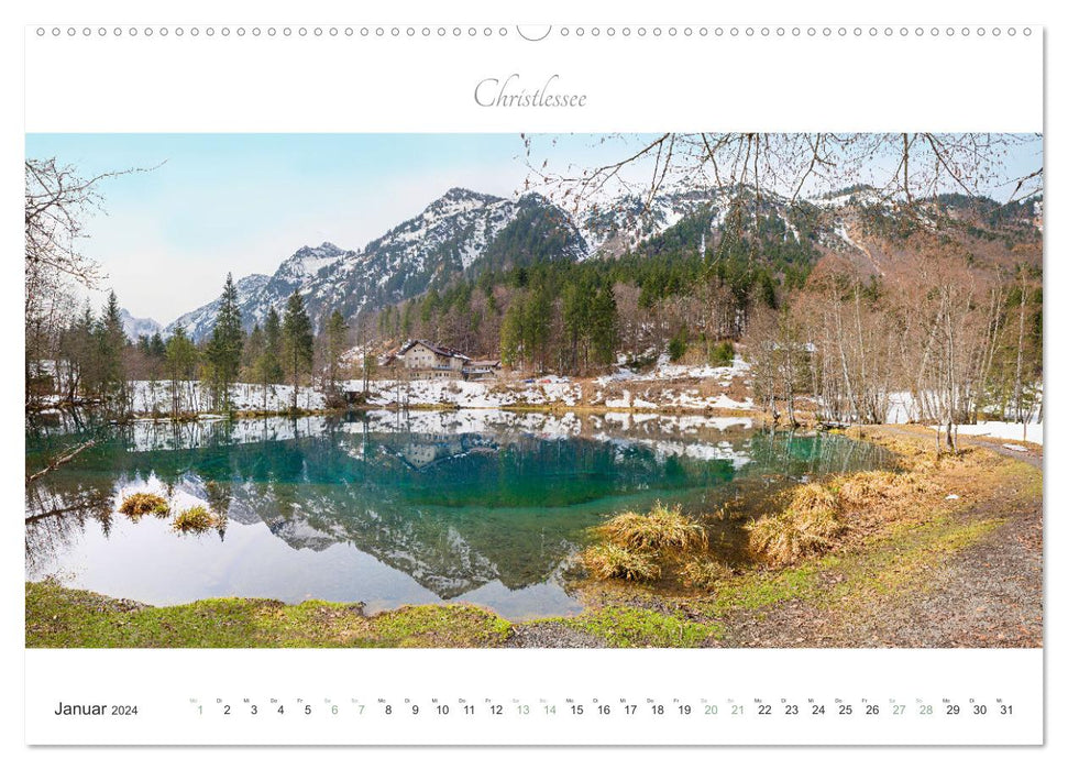 Wanderlust Oberstdorf 2024 (CALVENDO Premium Wall Calendar 2024) 