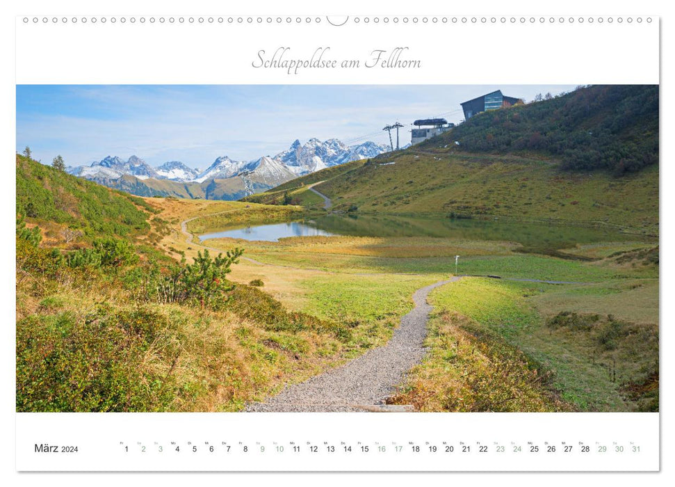 Wanderlust Oberstdorf 2024 (CALVENDO wall calendar 2024) 