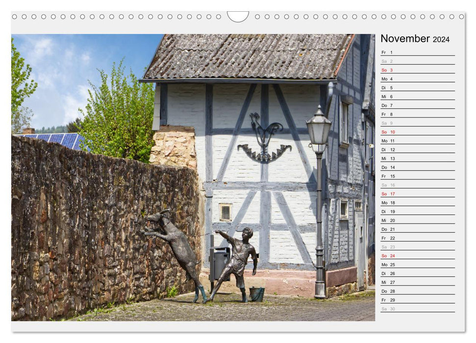 Rotenburg an der Fulda, a city tour (CALVENDO wall calendar 2024) 