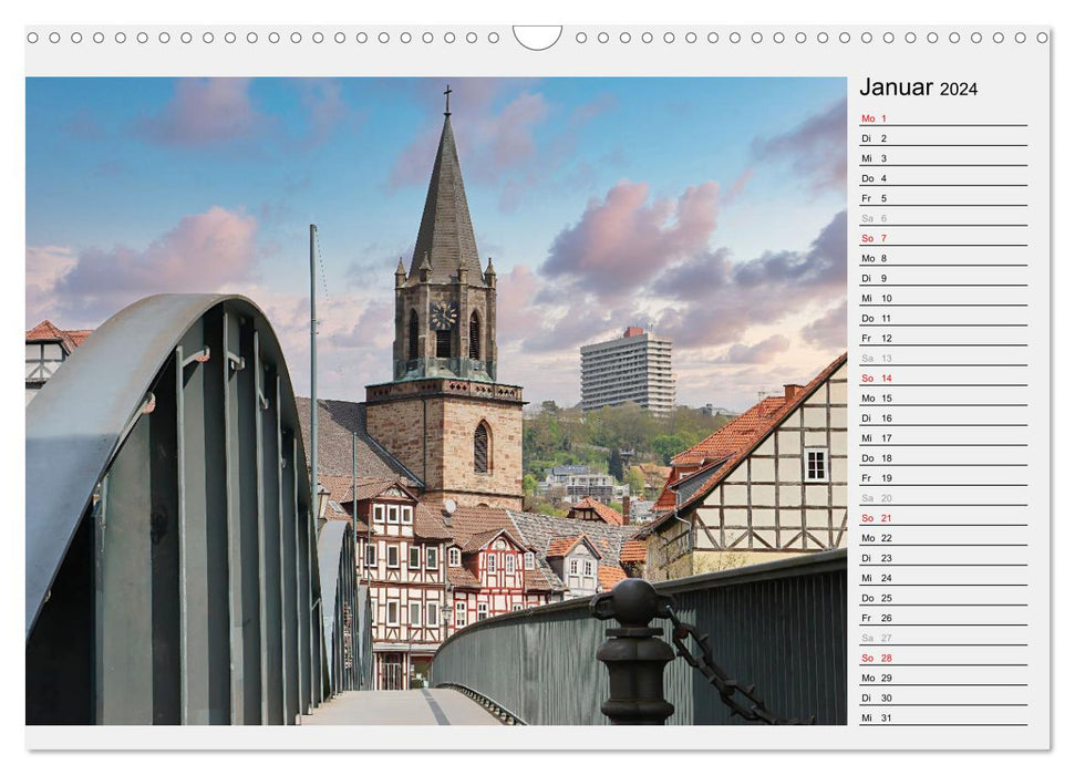 Rotenburg an der Fulda, ein Stadtrundgang (CALVENDO Wandkalender 2024)