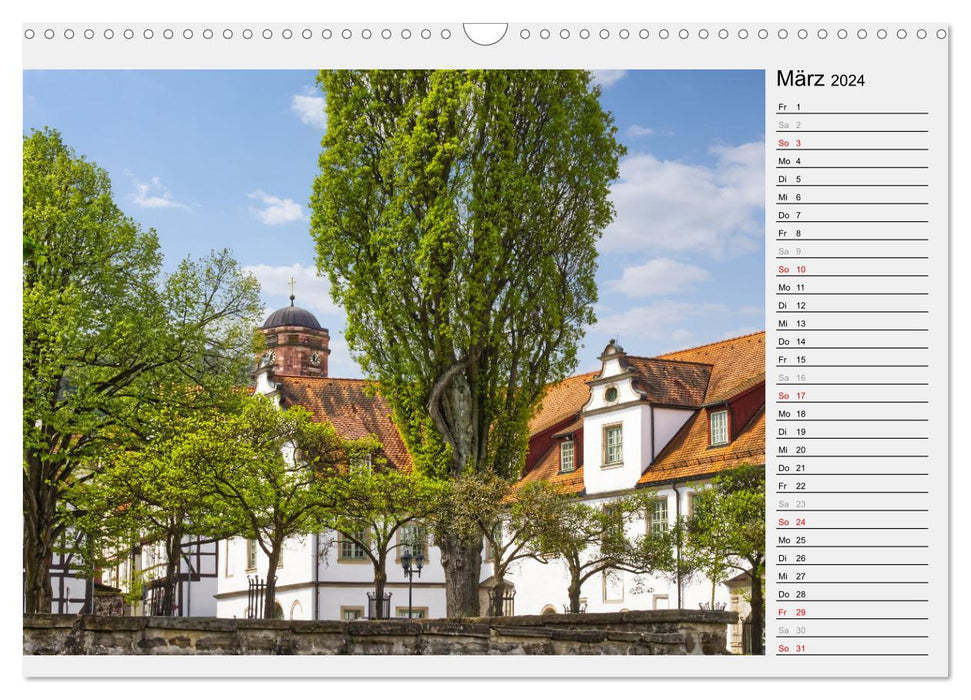 Rotenburg an der Fulda, a city tour (CALVENDO wall calendar 2024) 