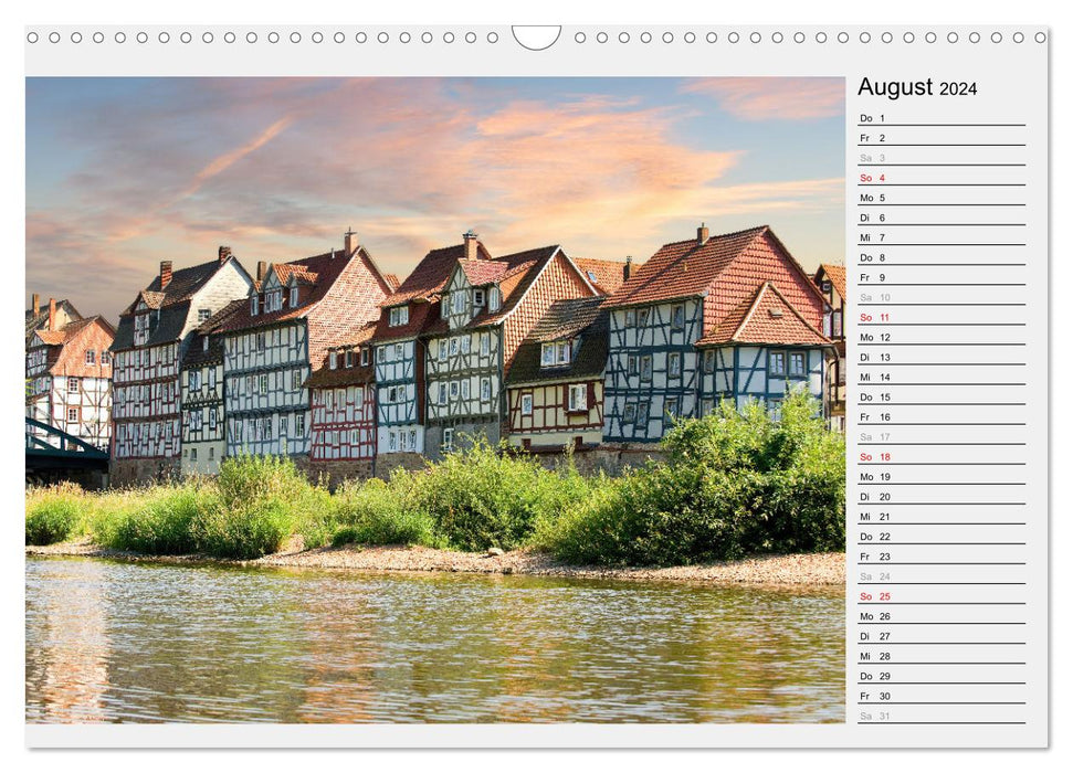 Rotenburg an der Fulda, ein Stadtrundgang (CALVENDO Wandkalender 2024)