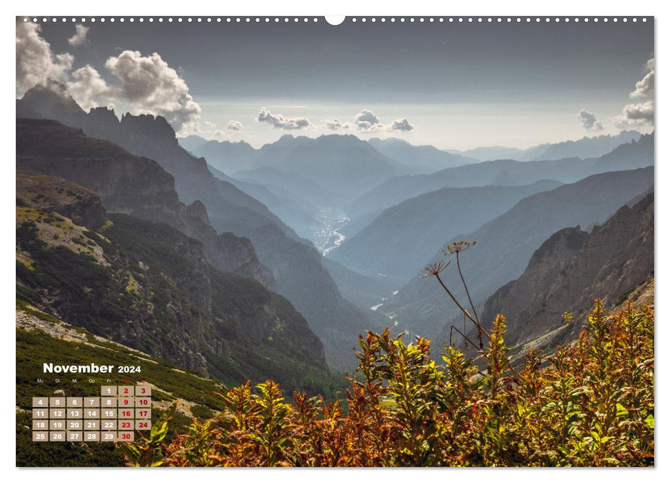 Dolomites Impression, Hochpustertal, Seiser Alm, Val Gardena, Val di Fassa (CALVENDO wall calendar 2024) 
