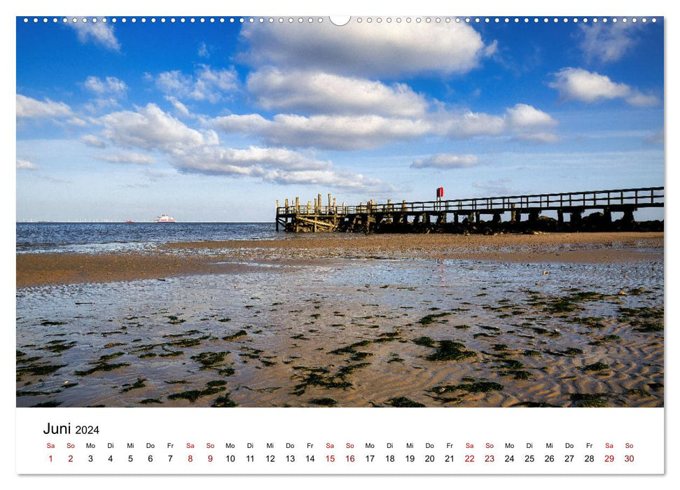 Föhr - Frisian Caribbean (CALVENDO Premium Wall Calendar 2024) 