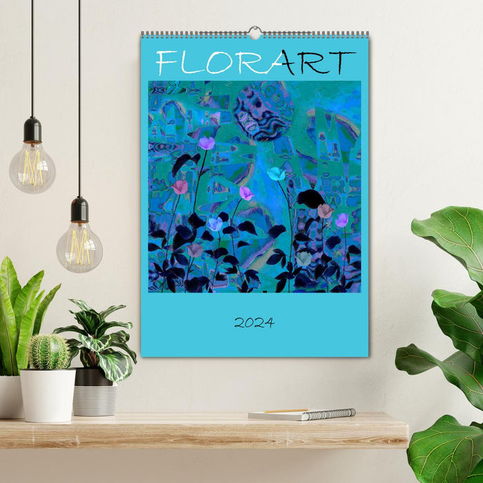 FlorART (CALVENDO wall calendar 2024) 