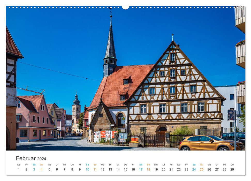 Forchheim - Franconian way of living (CALVENDO wall calendar 2024) 