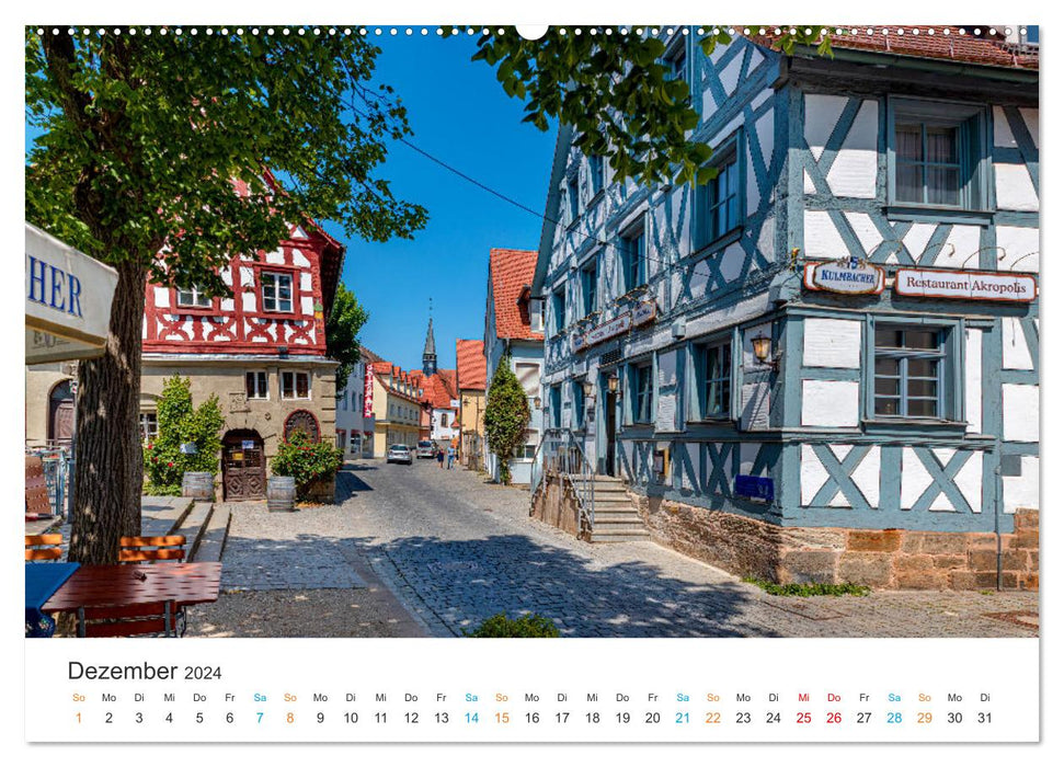 Forchheim - Franconian way of living (CALVENDO Premium Wall Calendar 2024) 