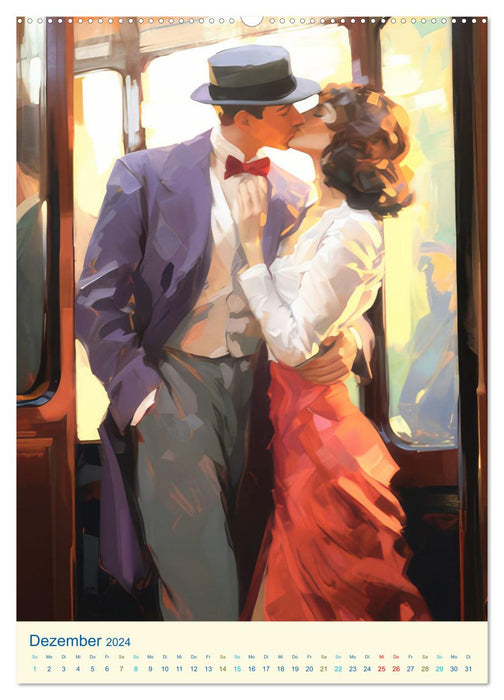 Feminine Romantik – Impressionistische Bilder (CALVENDO Premium Wandkalender 2024)