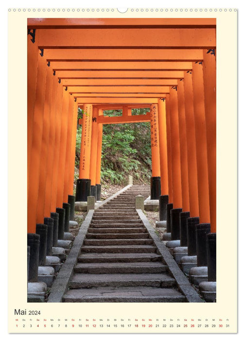 Japan - eine Sommerreise durch die Zeit (CALVENDO Wandkalender 2024)