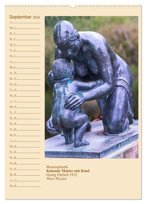 Mütter mit Kindern in der Kunst (CALVENDO Wandkalender 2024)