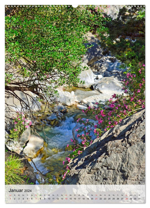 Naturerlebnis Samaria Schlucht auf Kreta (CALVENDO Premium Wandkalender 2024)
