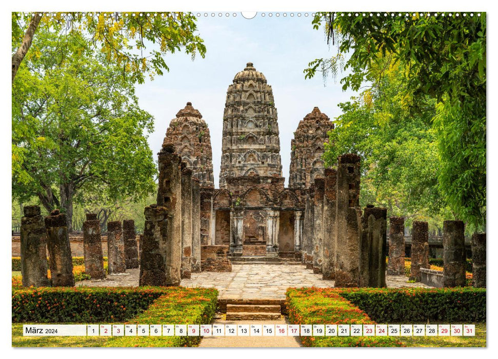 Thailand - World Heritage Sukothai (CALVENDO wall calendar 2024) 