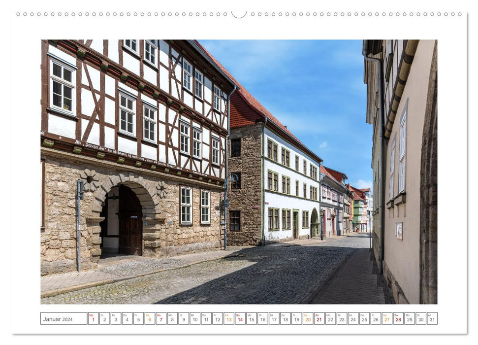 Mühlhausen in Thuringia (CALVENDO Premium Wall Calendar 2024) 