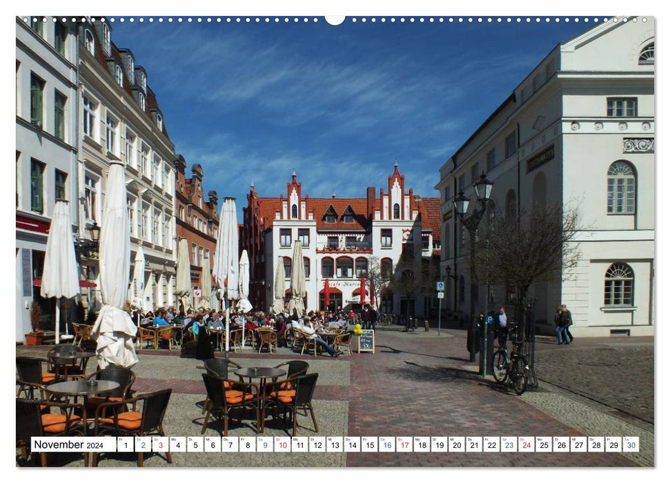 Stadt Wismar 2024 (CALVENDO Wandkalender 2024)